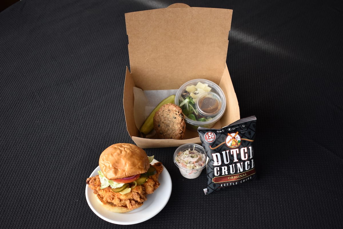 Featured image for “Tennessee Hot Chicken Sandwich Boxed Lunch”